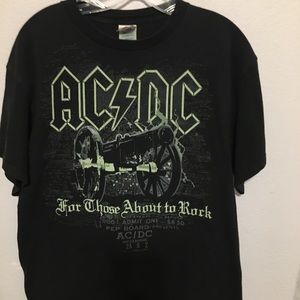 AC/DC Sz Large Graphic T